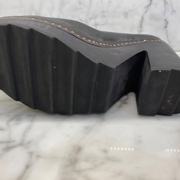 Rag and Bone leather platform clogs - Picture 8 of 9